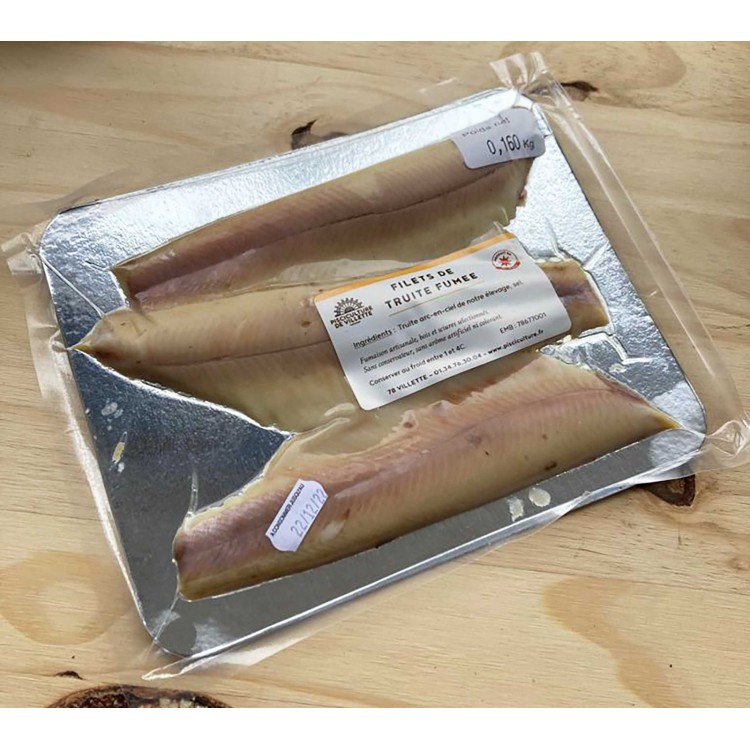 Filets de truite fumée