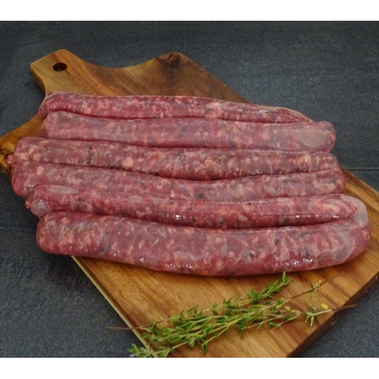 Chipolatas de porc aux herbes